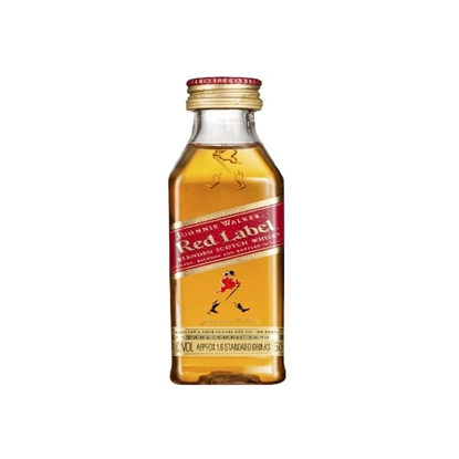 Imagen de WHISKY JOHNNIE WALKER RED 5 CL